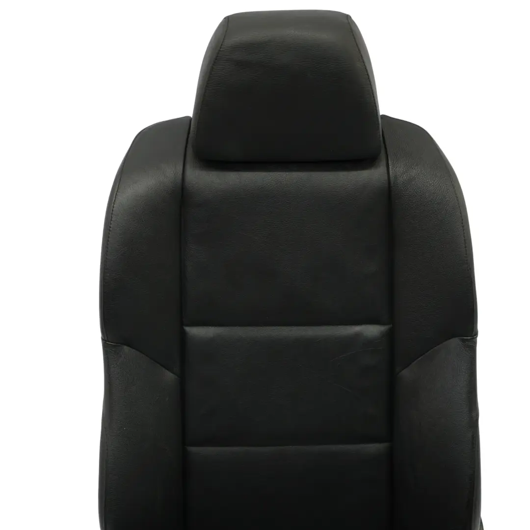 Sedile Anteriore BMW E60 E61 Sinistro Interno Riscaldato Pelle Dakota Nero