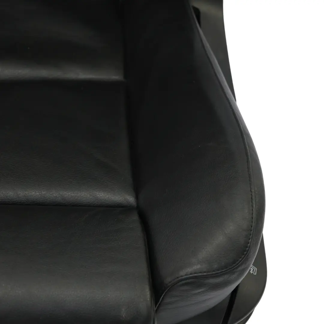 Sedile Anteriore BMW E60 E61 Sinistro Interno Riscaldato Pelle Dakota Nero