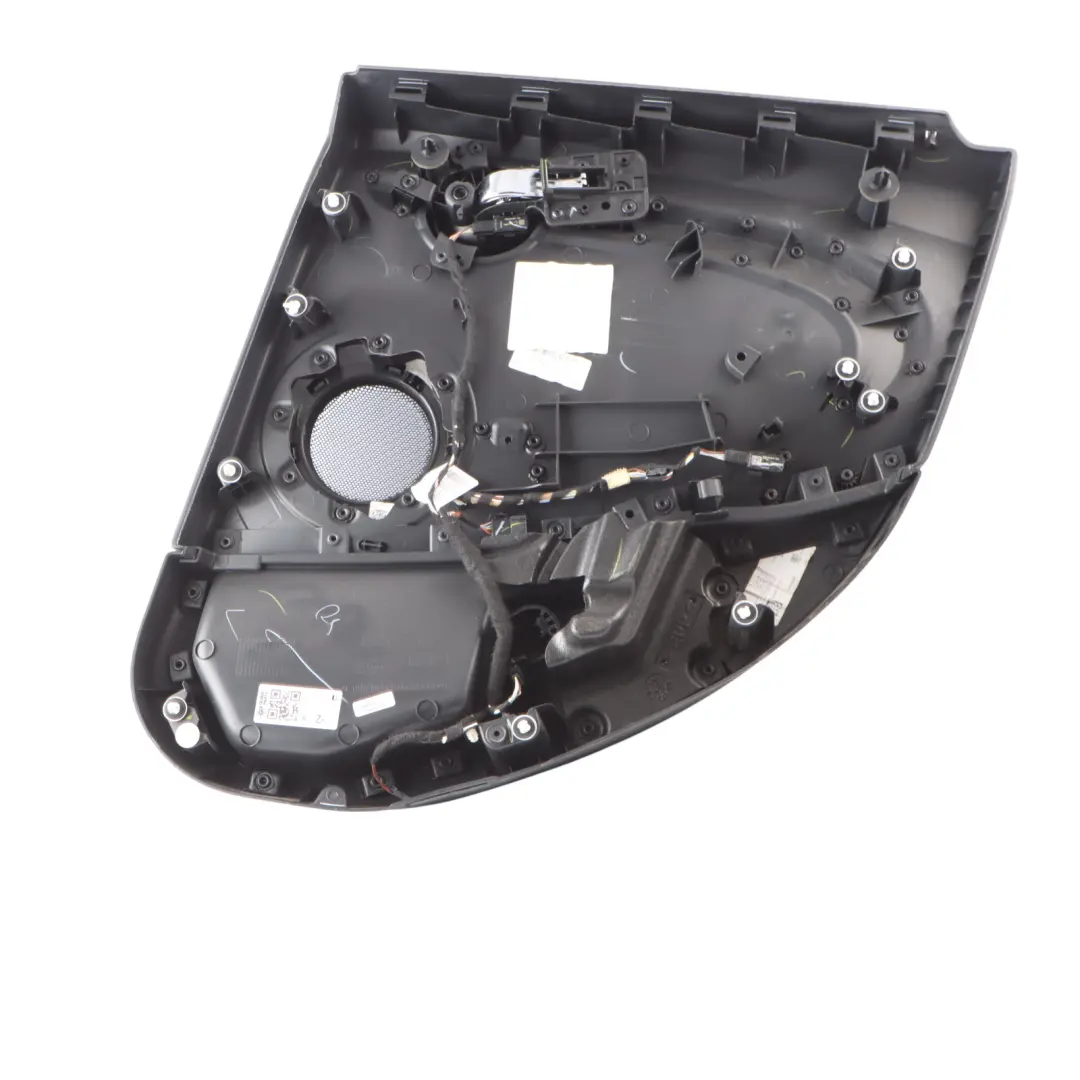 Mini F55 Door Card Rear Left N/S Lateral Trim Panel Cover Carbon Piano Black