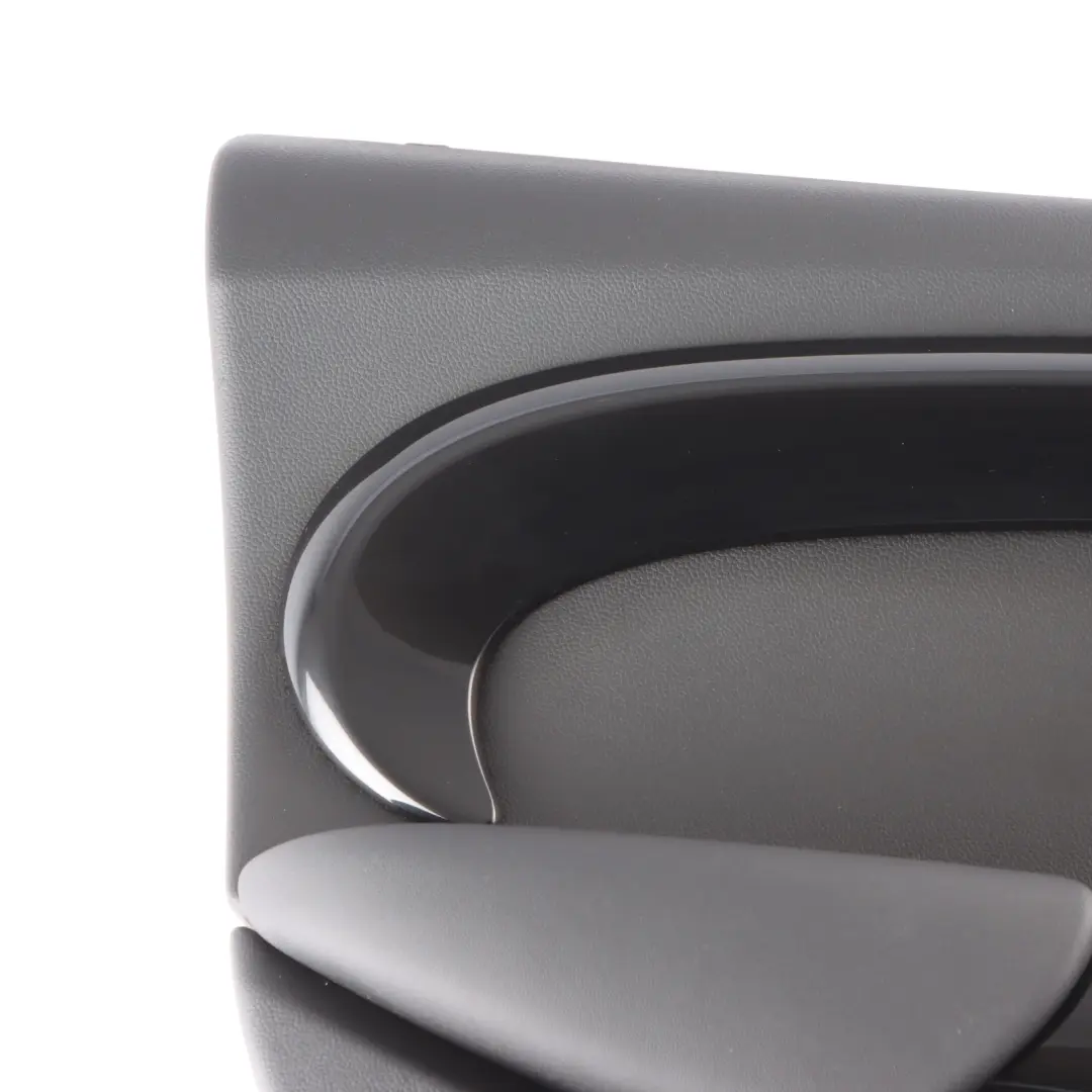 Mini F55 Door Card Rear Left N/S Lateral Trim Panel Cover Carbon Piano Black