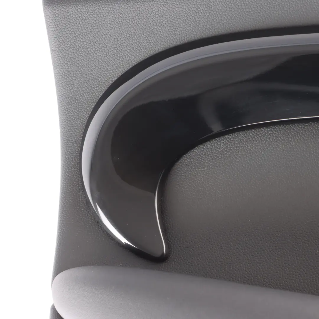 Mini F55 Door Card Rear Left N/S Lateral Trim Panel Cover Carbon Piano Black