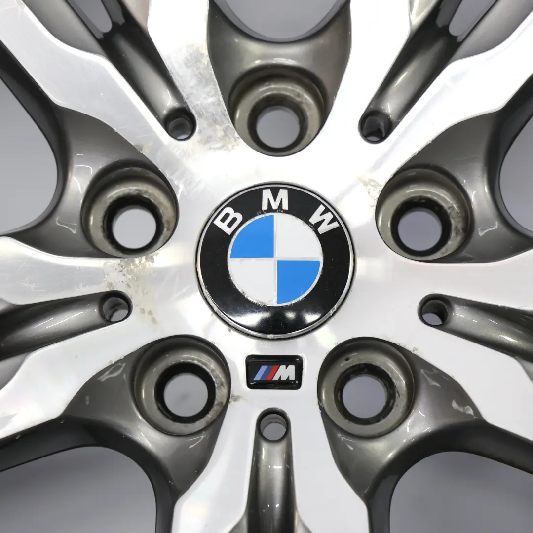 BMW F45 F46 Ferric Grey Alloy Wheel Rim 18" M Double Spoke 486 ET:57 8J 7848602