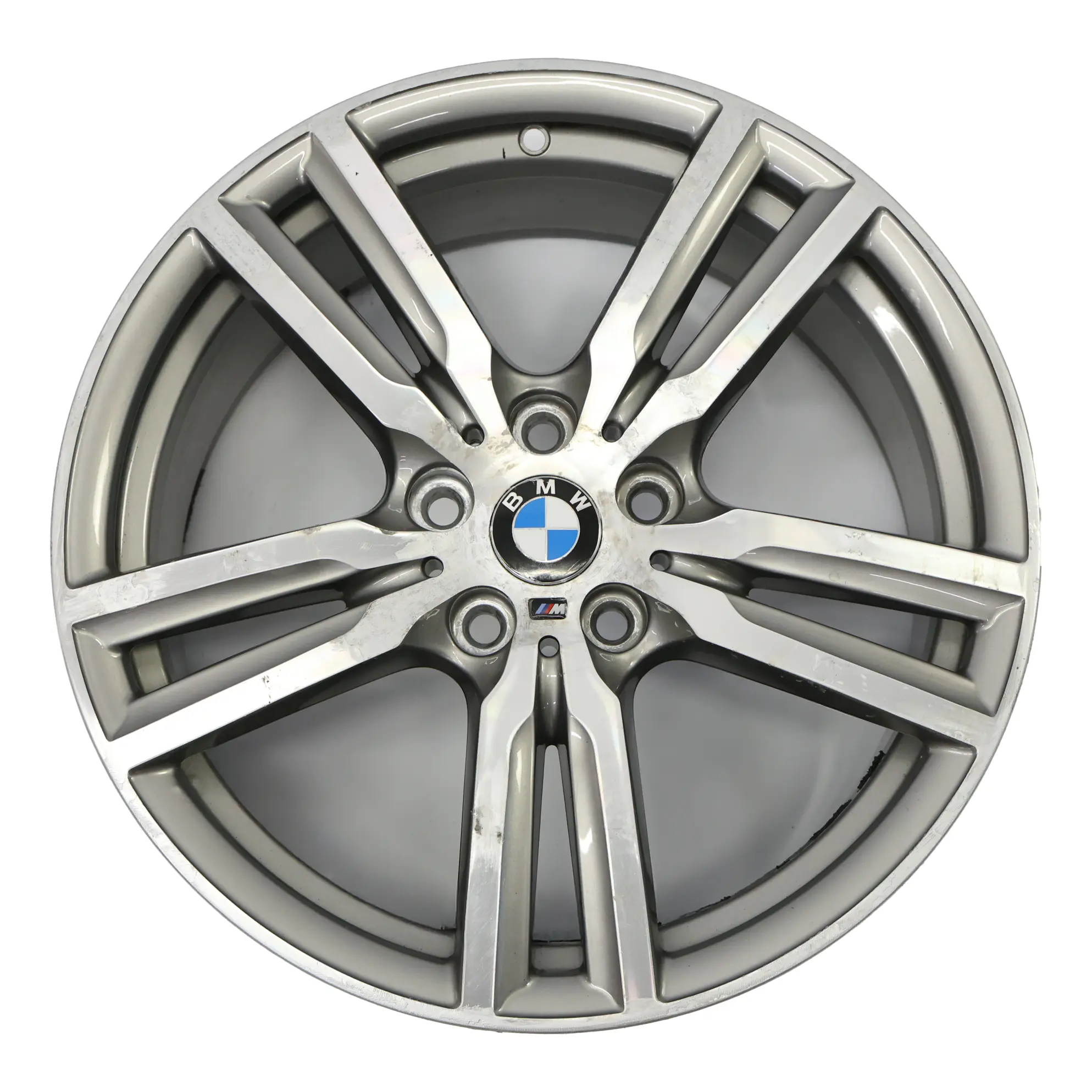 BMW F45 F46 Ferric Grey Alloy Wheel Rim 18" M Double Spoke 486 ET:57 8J 7848602