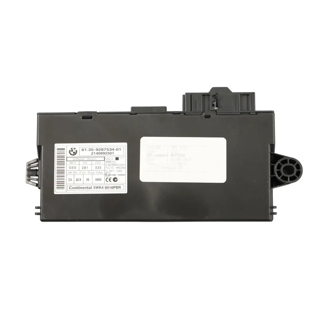 BMW X5 E70 LCI 40dX N57S 306HP Engine ECU Kit DDE 7810980 CAS3 + Key Automatic