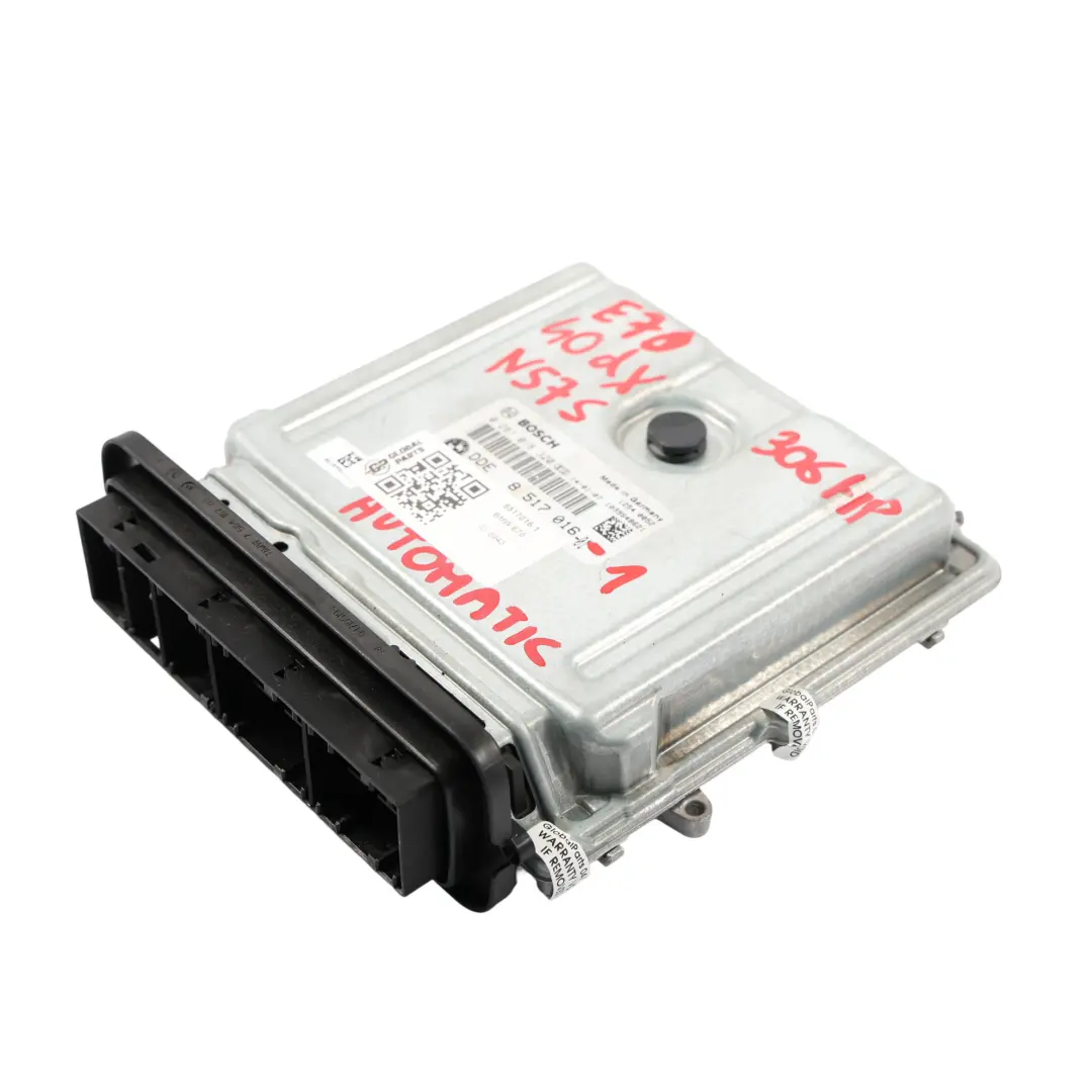 BMW X5 E70 LCI 40dX N57S 306HP Engine ECU Kit DDE 7810980 CAS3 + Key Automatic
