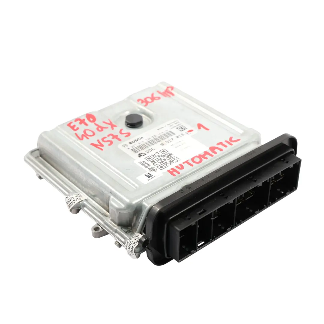 BMW X5 E70 LCI 40dX N57S 306HP Engine ECU Kit DDE 7810980 CAS3 + Key Automatic