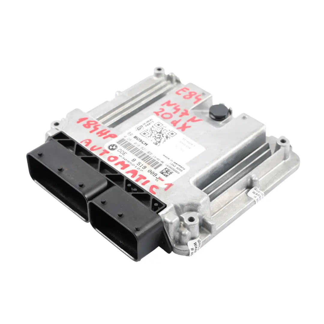 BMW X1 E84 20Dx N47N 184HP Motore ECU Kit DDE 8519009 CAS3 Chiave Automatica