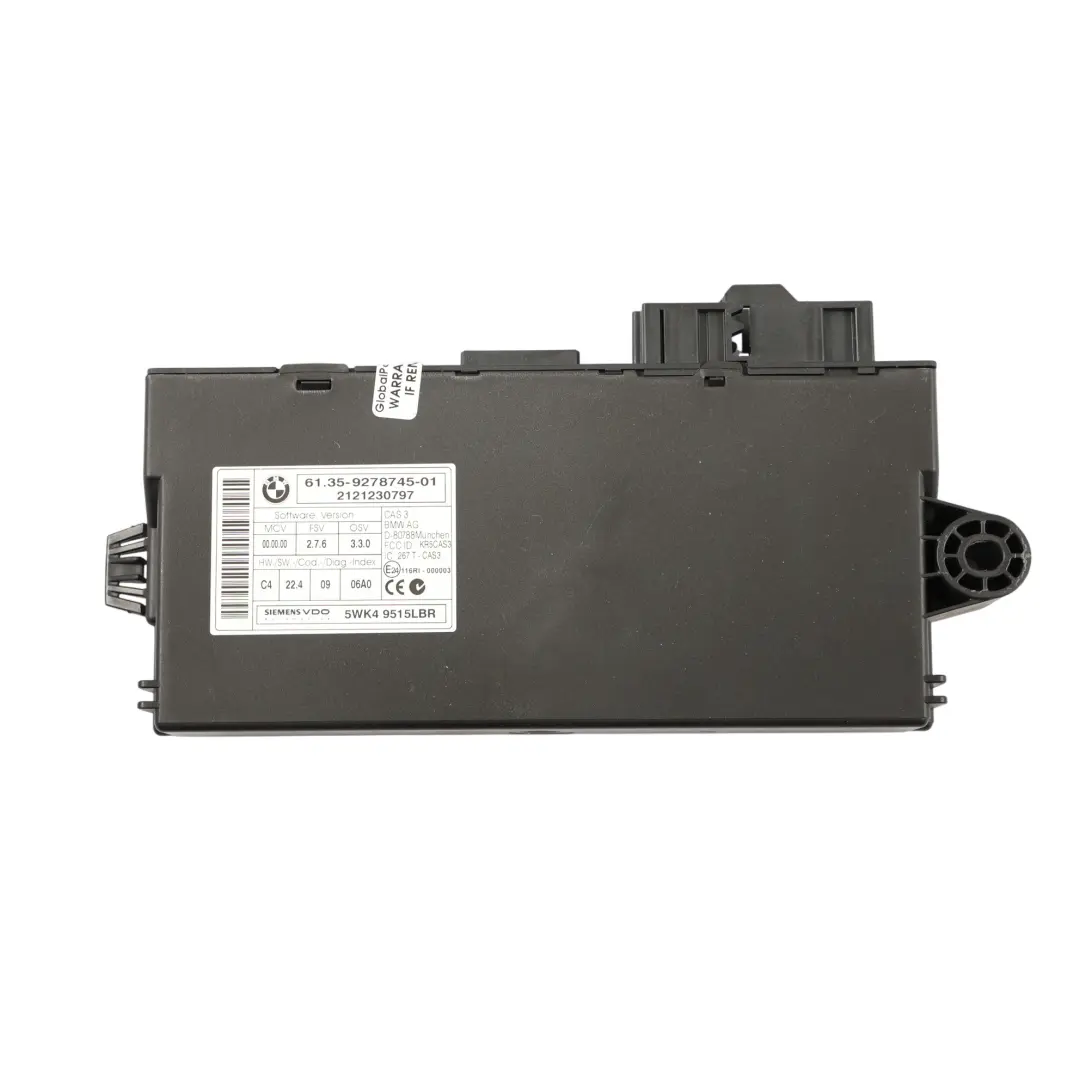 BMW E90 E91 LCI N47N 318D 143HP Motore ECU Kit DDE CAS3 + Chiave 8512047