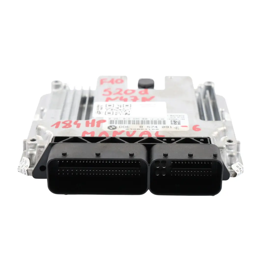 BMW F10 F11 520D N47N 184HP Motore ECU Kit Unità DDE 8574091 CAS4 Chiave Manuale