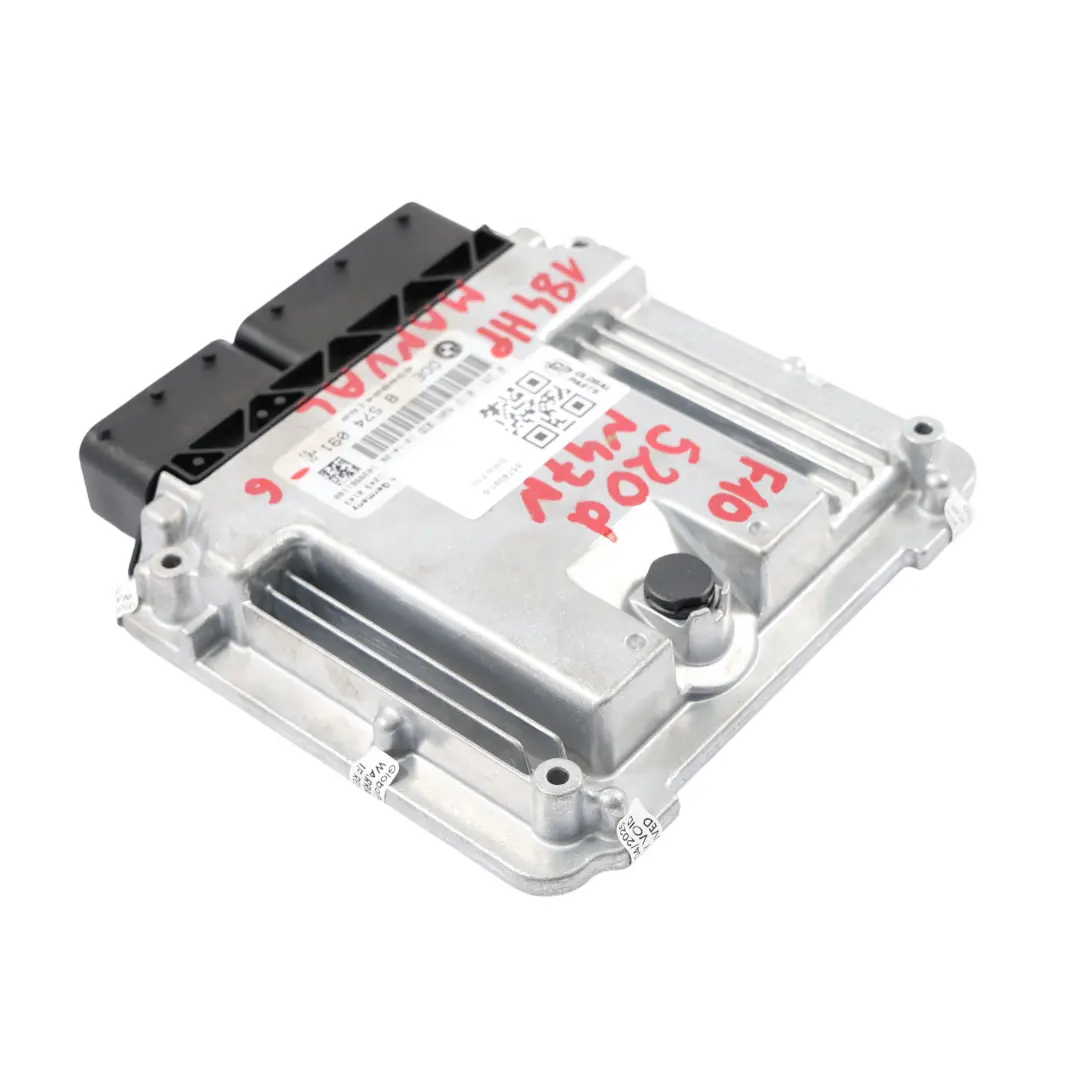 BMW F10 F11 520D N47N 184HP Motore ECU Kit Unità DDE 8574091 CAS4 Chiave Manuale