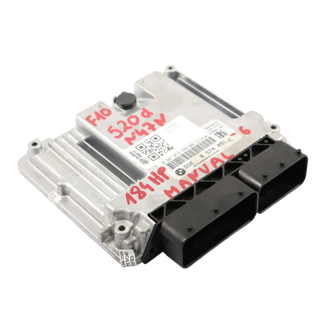 BMW F10 F11 520D N47N 184HP Motore ECU Kit Unità DDE 8574091 CAS4 Chiave Manuale