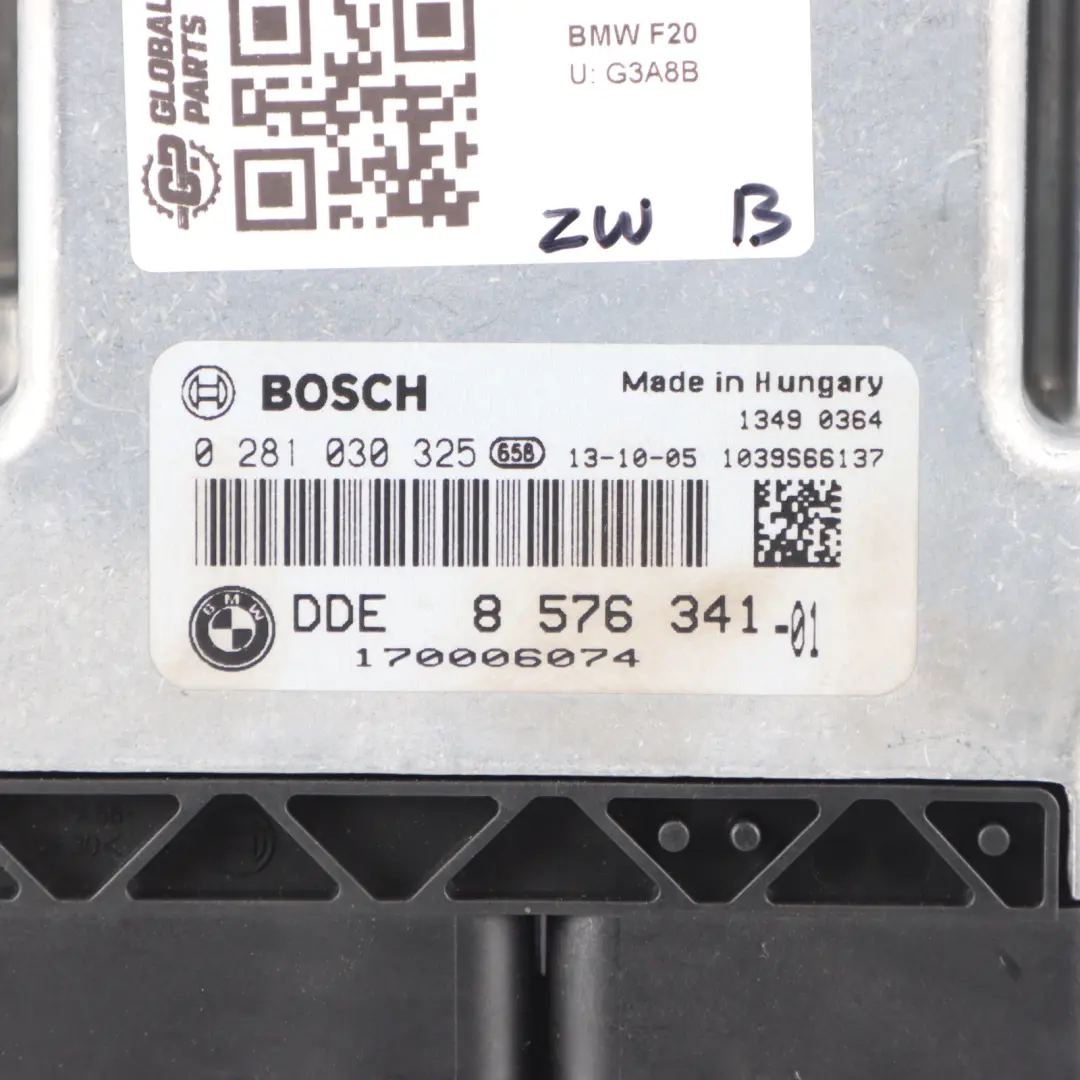 BMW F20 F21 F30 F31 118d 318d 143HP N47N ECU Kit DDE 8576341 + Key + FEM + Lock