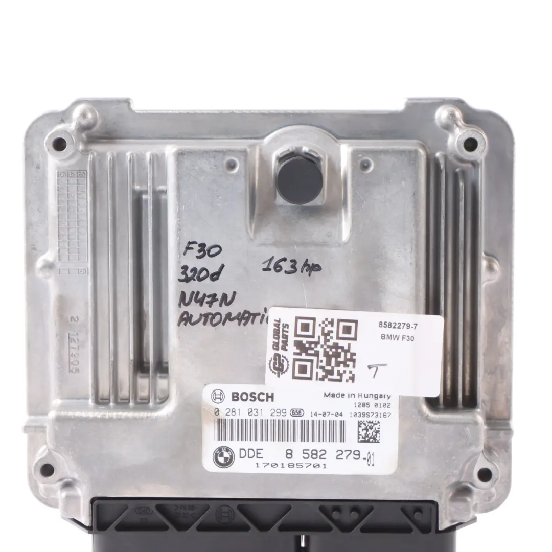 BMW F30 F32 320d ed 420d N47N 163HP Engine Module ECU DDE 8582279 Automatic