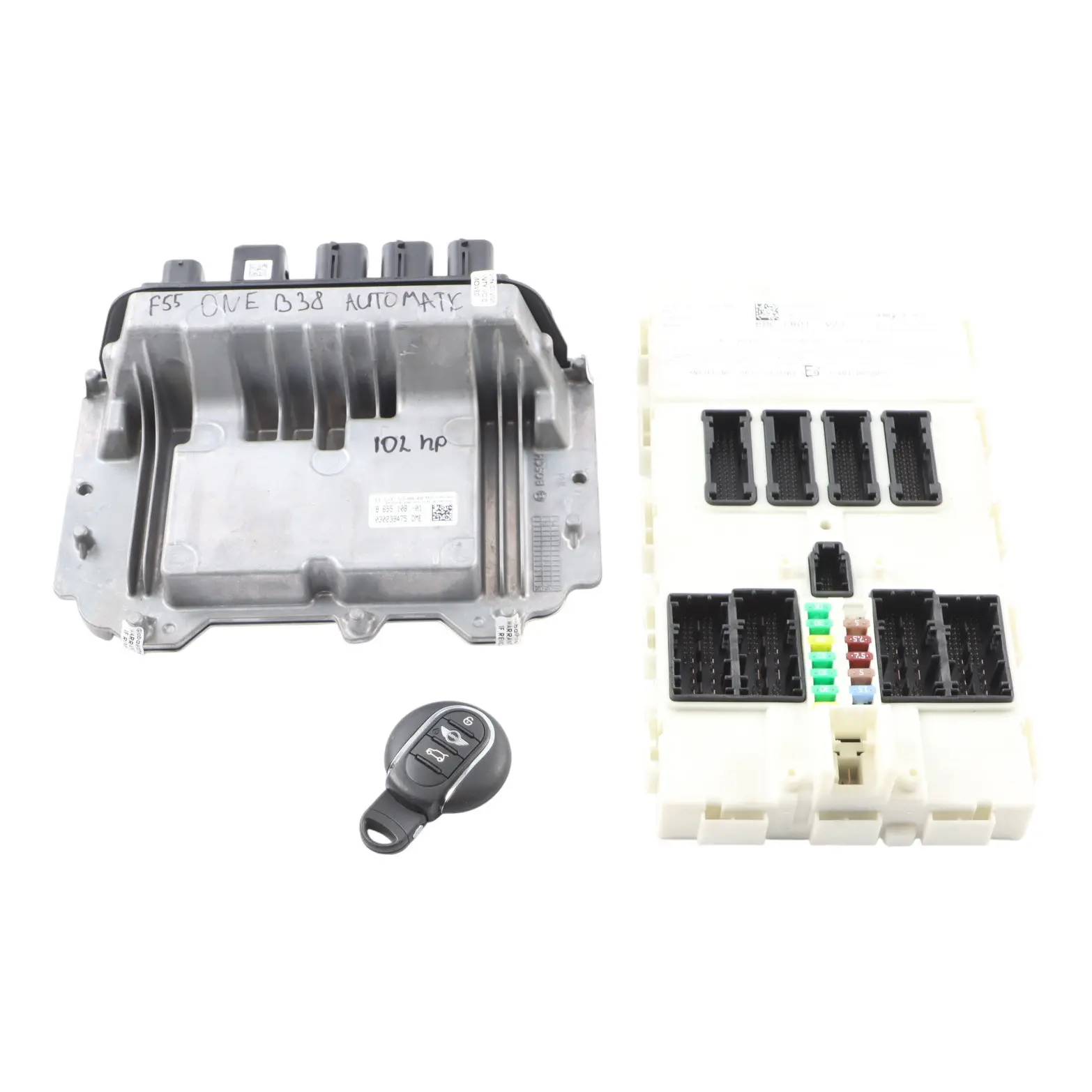 Mini One F54 F55 F56 B38 1.2 102HP Petrol Engine ECU Kit DME BDC + Key 8655108