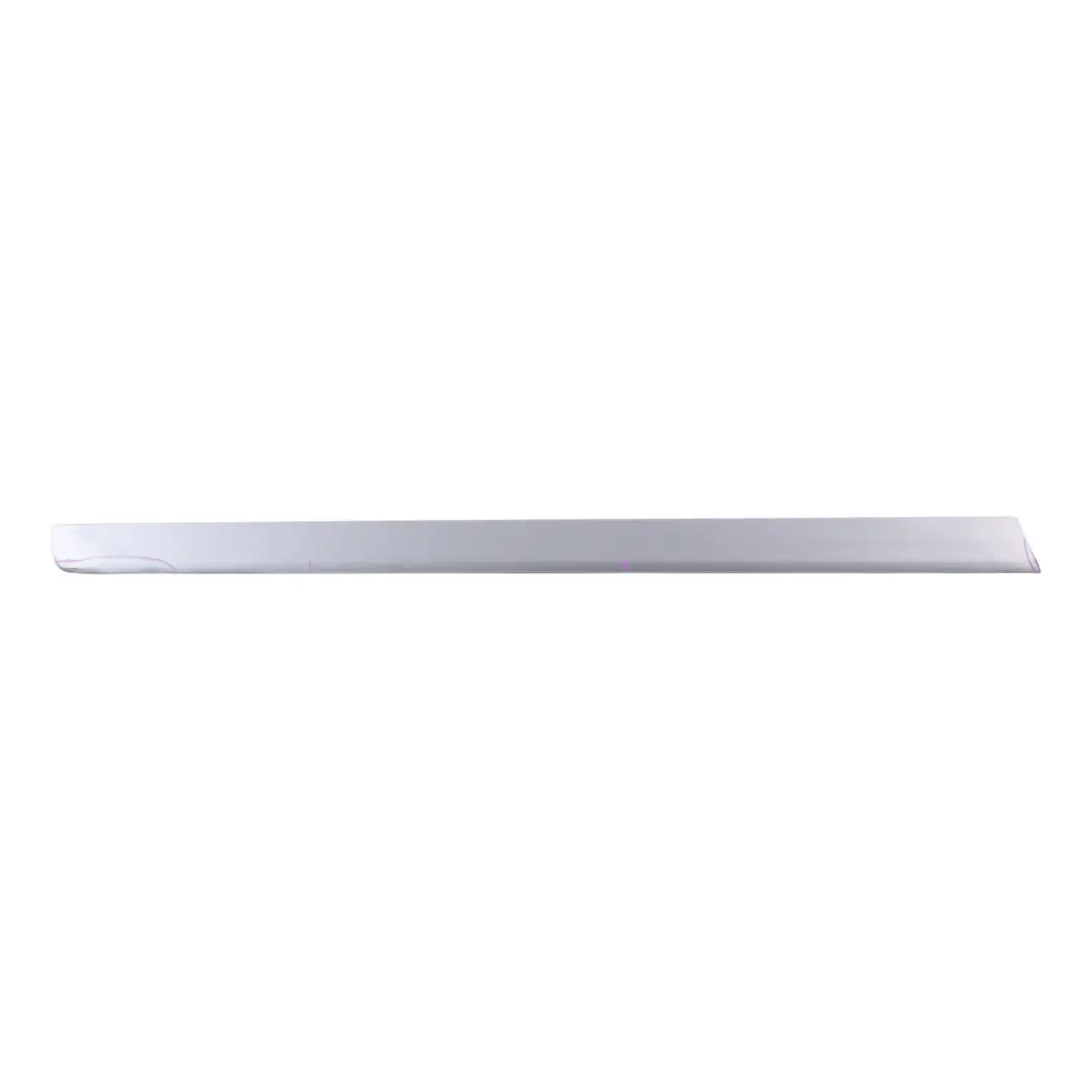 Audi A4 B6 Front Left Door N/S Moulding Trim Strip Silver Akoya Metallic - Y7H
