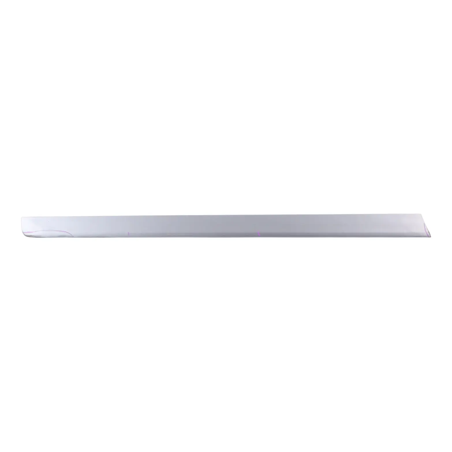 Audi A4 B6 Front Left Door N/S Moulding Trim Strip Silver Akoya Metallic - Y7H