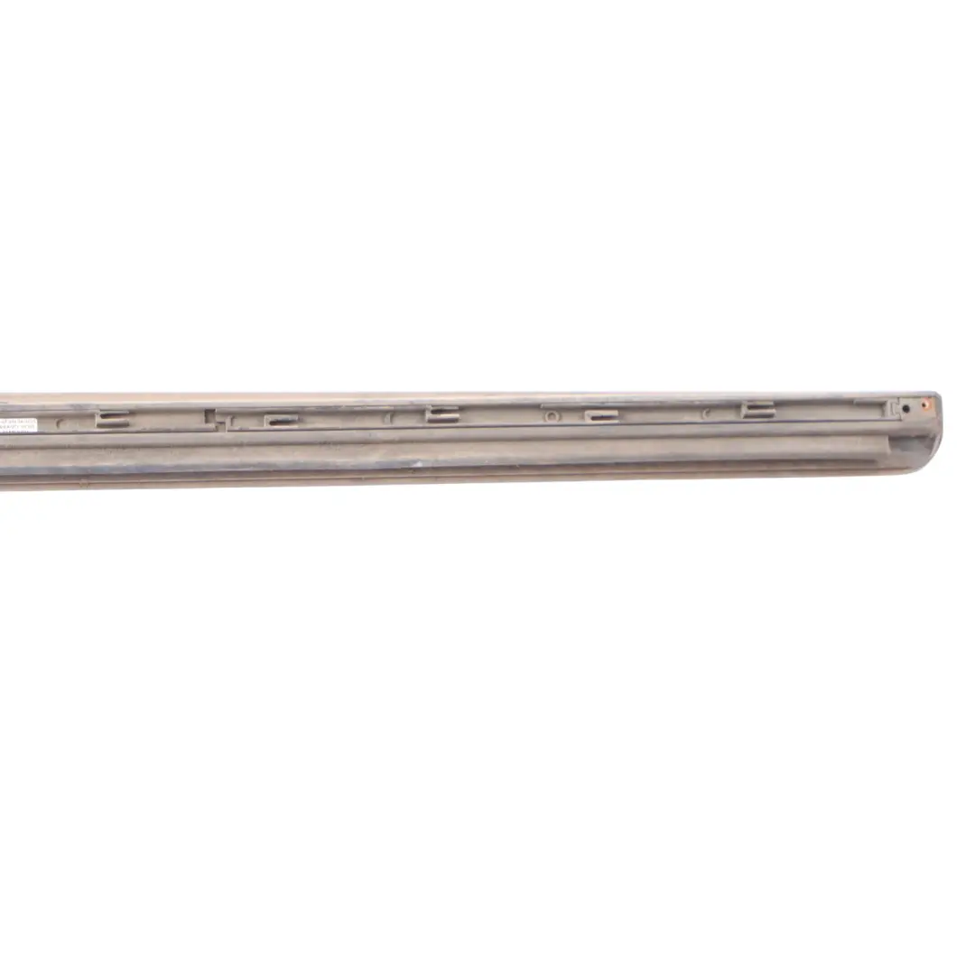 Audi A4 B6 Front Left Door N/S Moulding Trim Strip Silver Akoya Metallic - Y7H