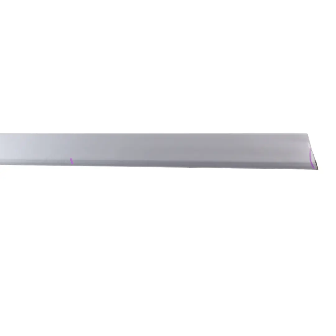 Audi A4 B6 Front Left Door N/S Moulding Trim Strip Silver Akoya Metallic - Y7H