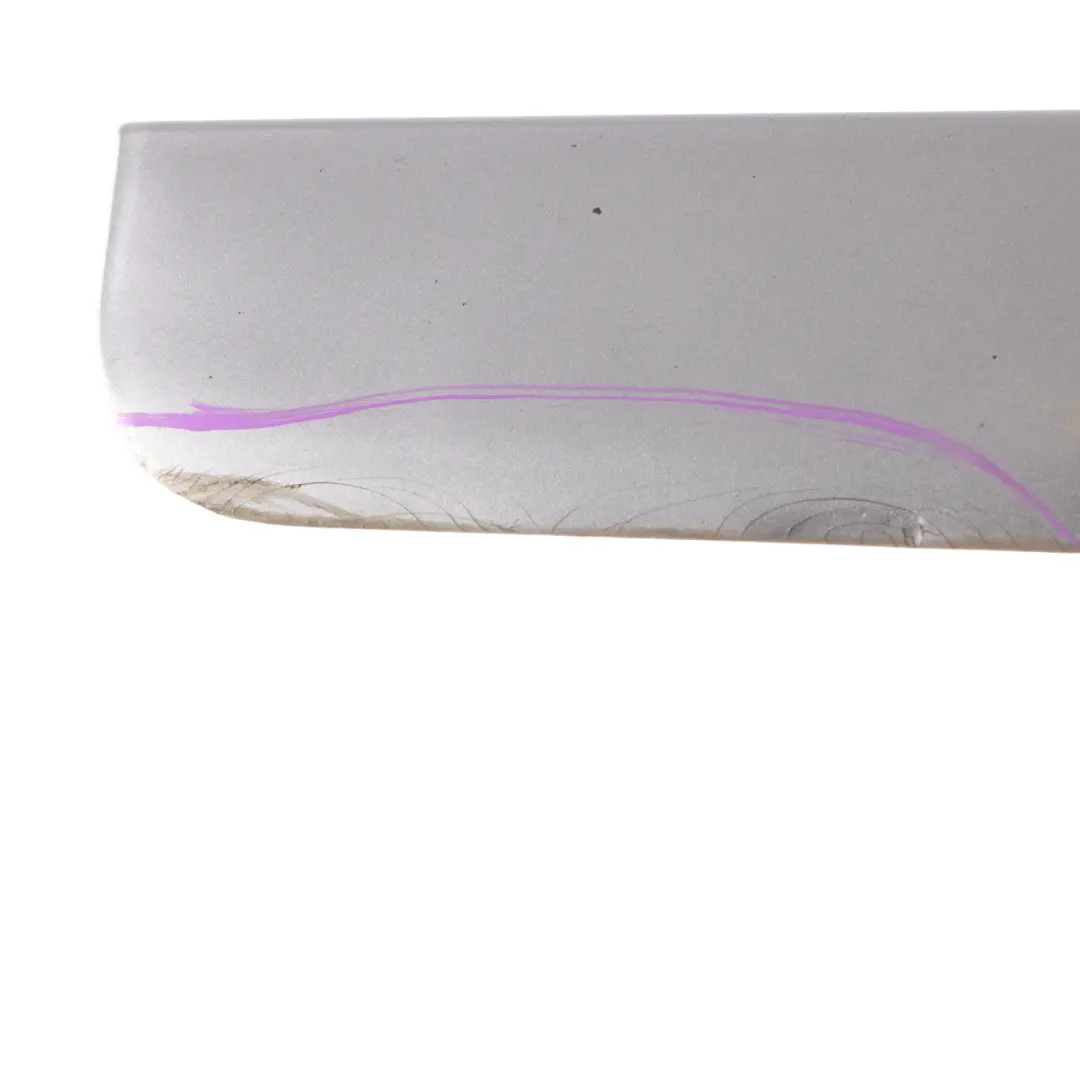 Audi A4 B6 Front Left Door N/S Moulding Trim Strip Silver Akoya Metallic - Y7H