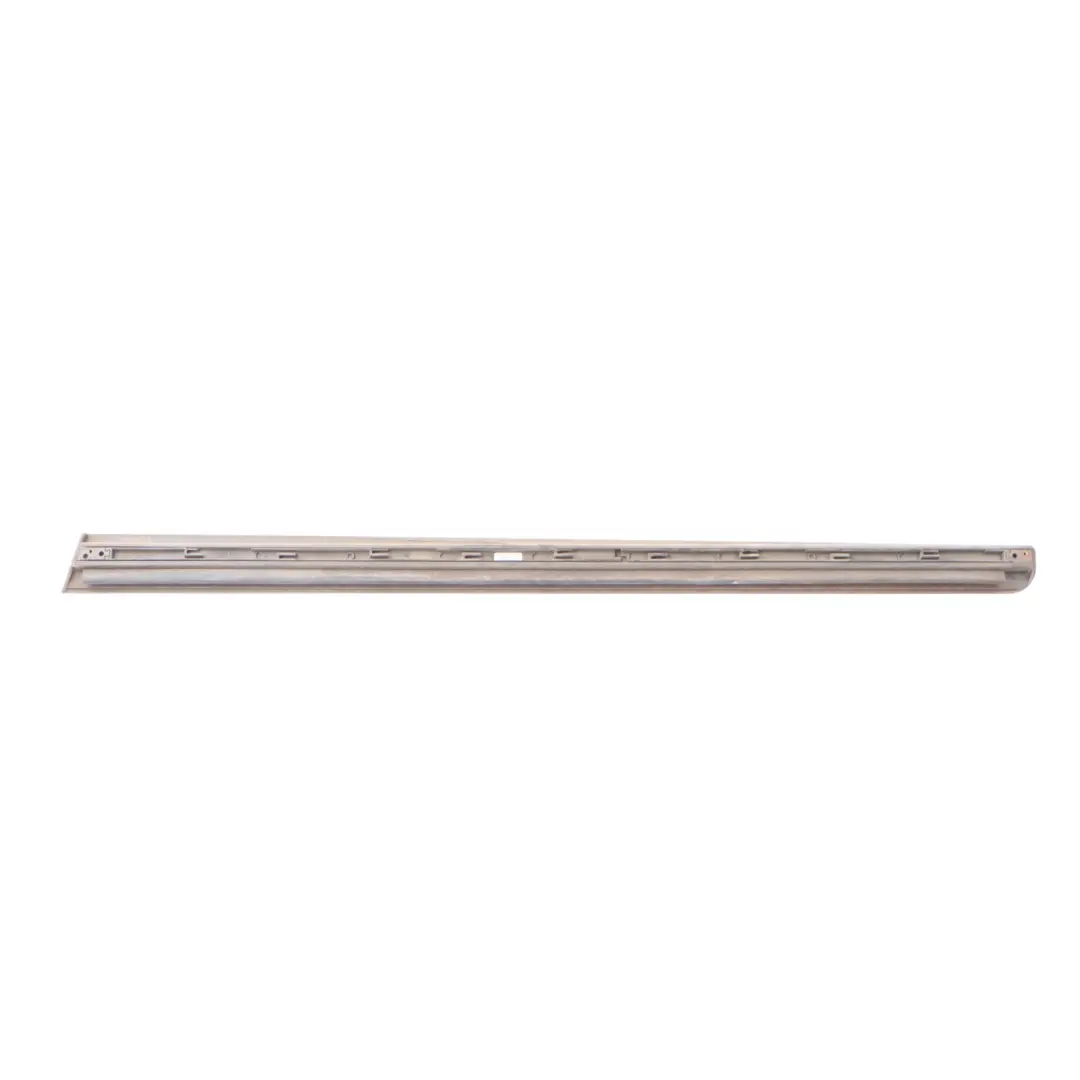 Audi A4 B6 Front Left Door N/S Moulding Trim Strip Silver Akoya Metallic - Y7H