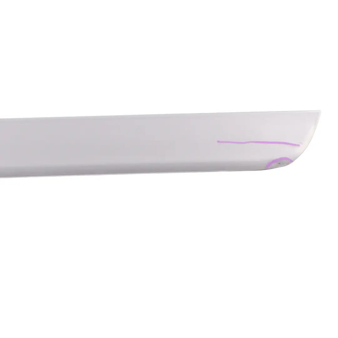 Audi A4 B7 Rear Door Lower Strip Moulding Left N/S Akoya Silver Metallic - Y7H
