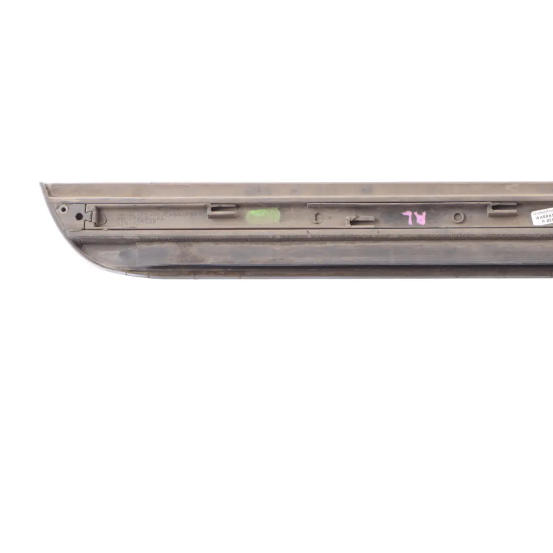 Audi A4 B7 Rear Door Lower Strip Moulding Left N/S Akoya Silver Metallic - Y7H