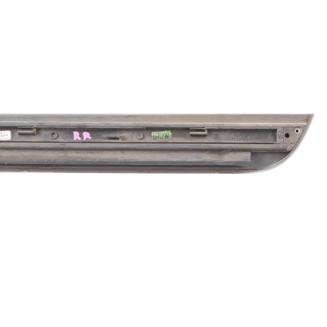 Audi A4 B7 Rear Door Lower Strip Moulding Right O/S Silver Akoya Metallic - Y7H