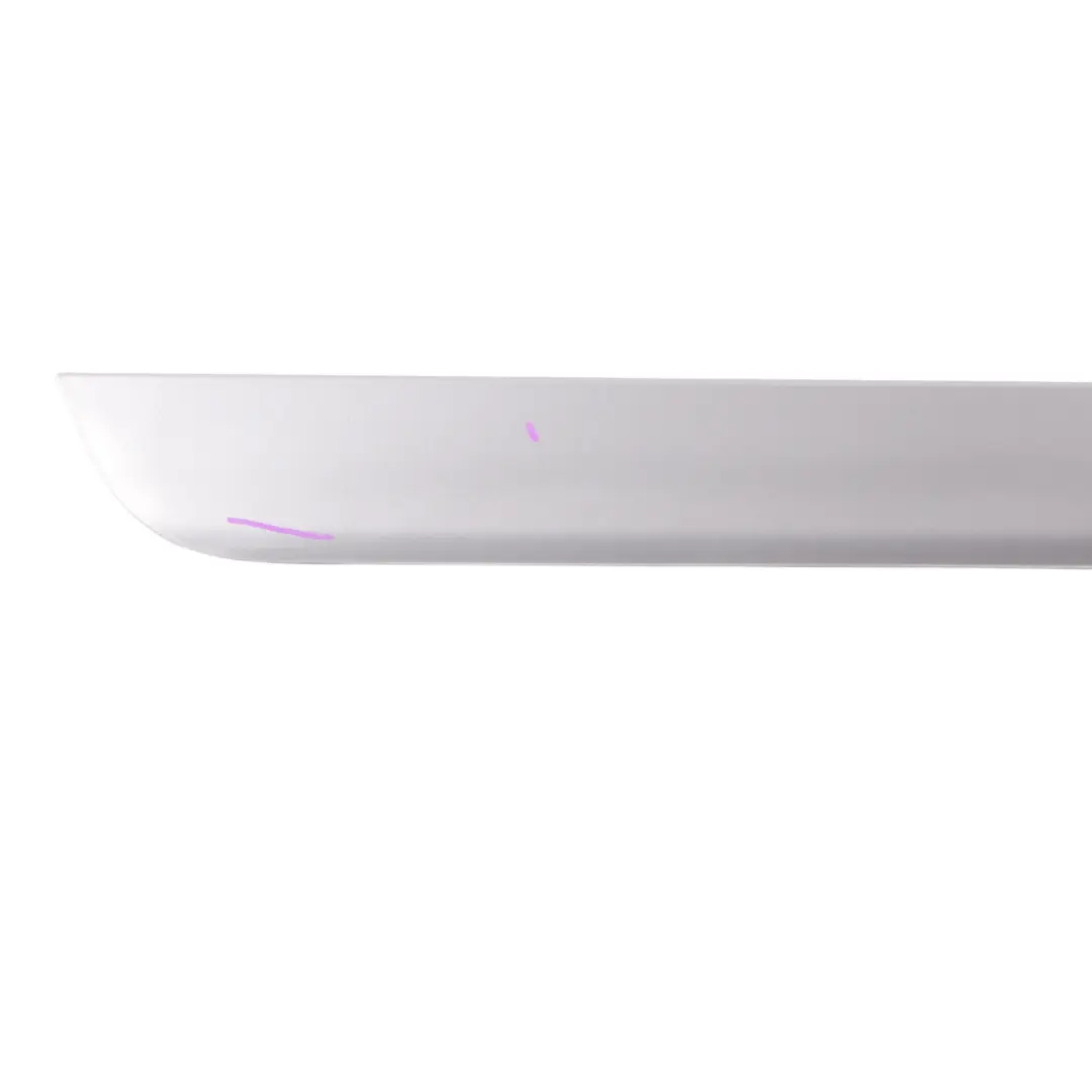 Audi A4 B7 Rear Door Lower Strip Moulding Right O/S Silver Akoya Metallic - Y7H