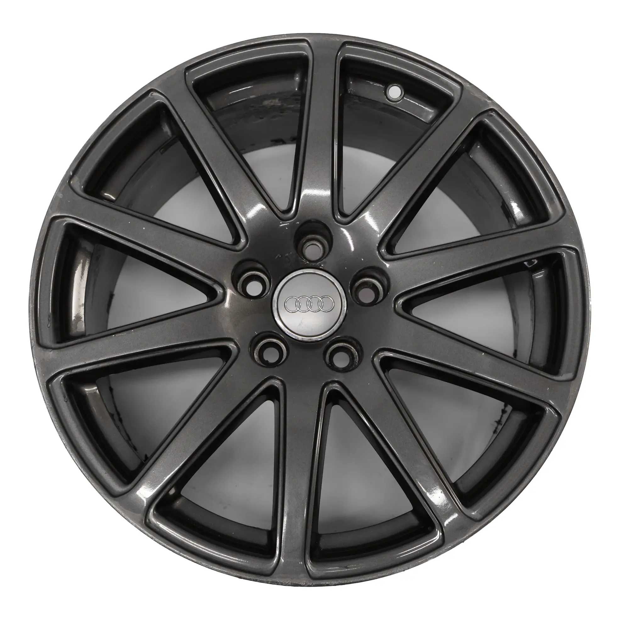 Audi TT Mk2 8J Grey Alloy Wheel Rim 18" ET:52 9J 10-Spoke 8J0601025AB