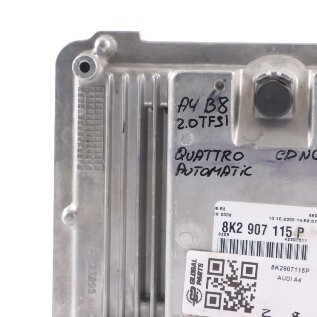 Audi A5 8T A4 B8 8K 2.0 TFSI CDNC Quattro 211HP Engine Module ECU 8K2907115P