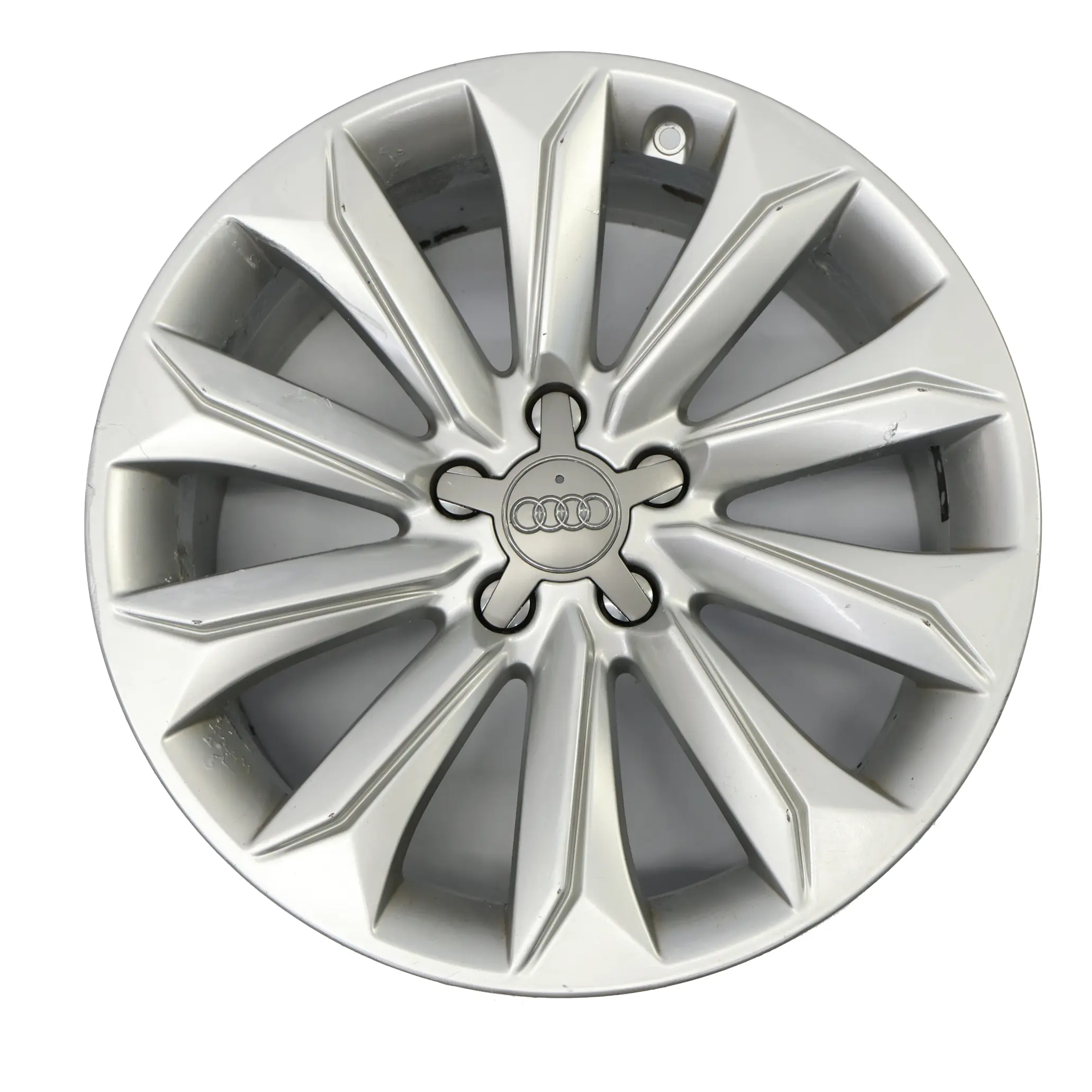 Audi A4 B8 8K Silver Wheel Alloy Rim 18" 8J ET:26 Multi Spoke 8K9601025A