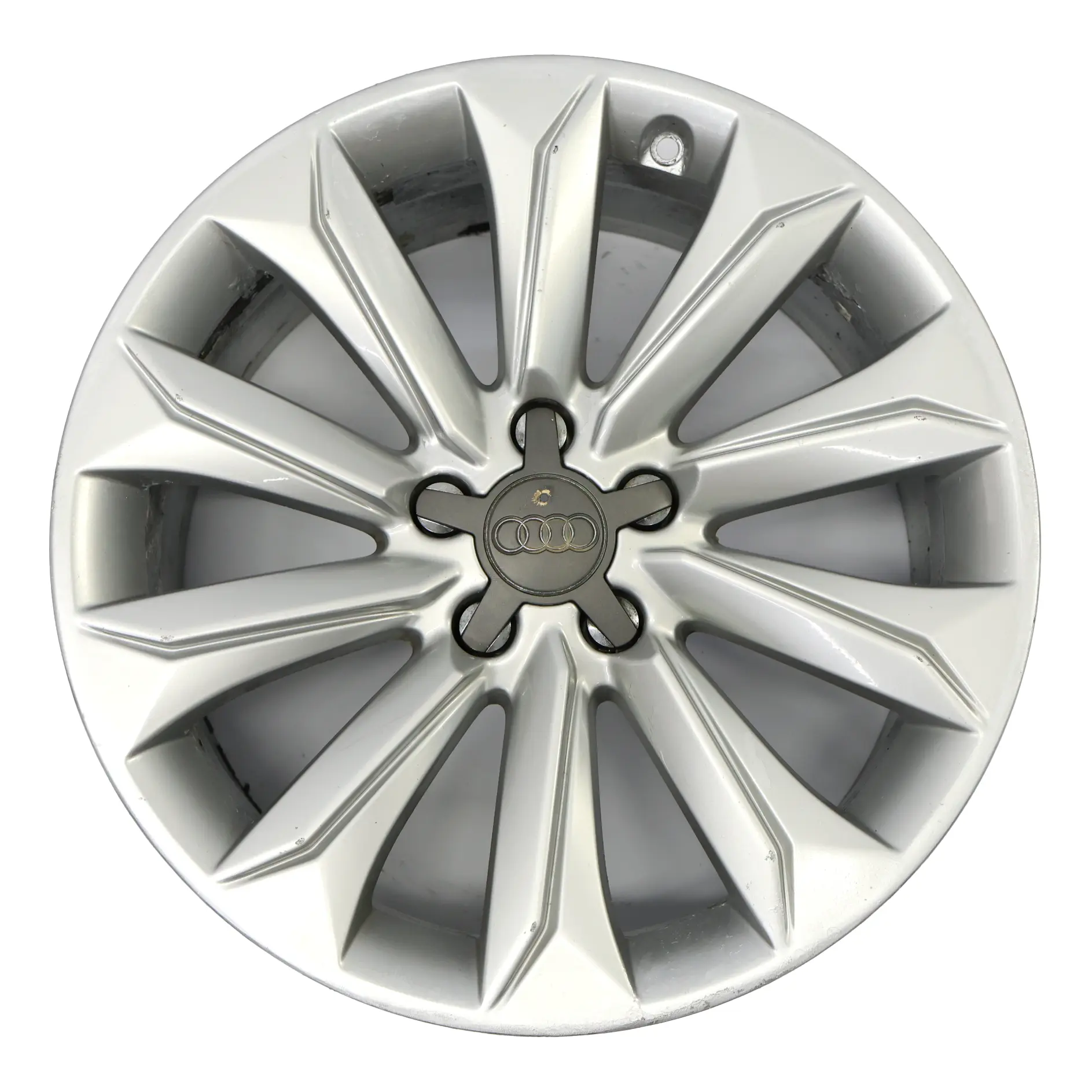 Audi A4 B8 8K Silver Wheel Alloy Rim 18" 8J ET:26 Multi Spoke 8K9601025A