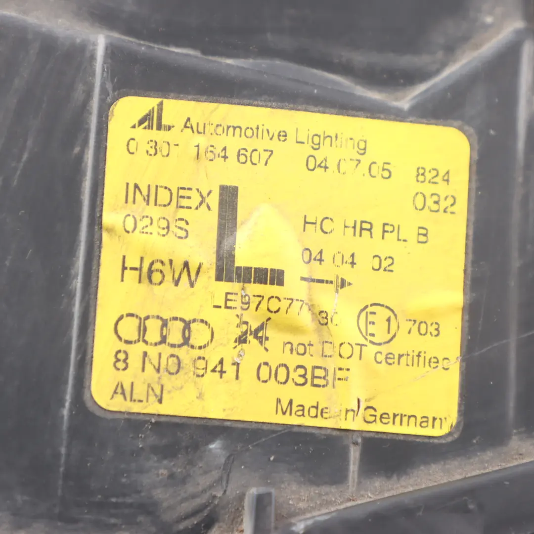 Audi TT 8N Front Lamp Headlight Halogen Left N/S 8N0941003BF