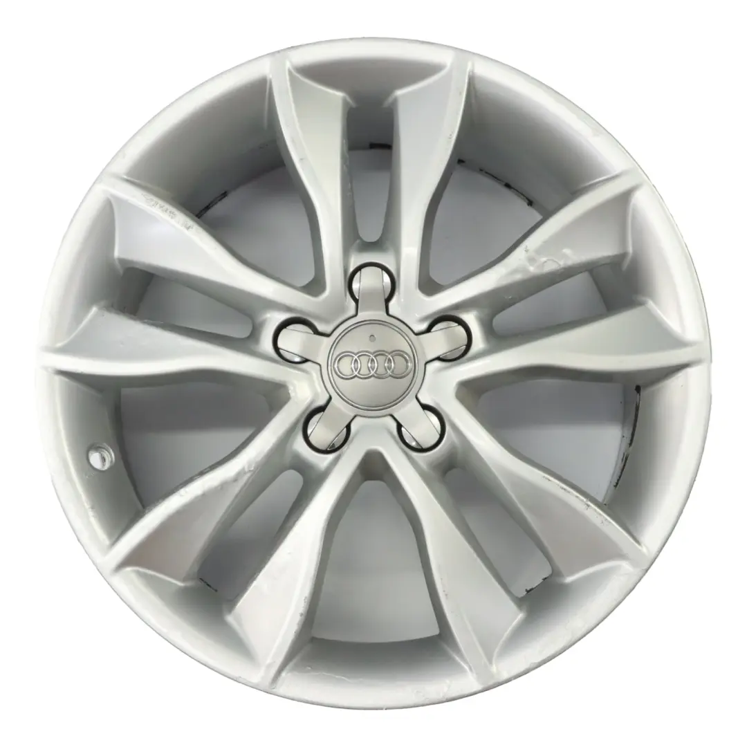 Audi A3 8P Silver Wheel Alloy Rim 17" 7,5J ET:56 Star Double Spoke 8P0601025CC