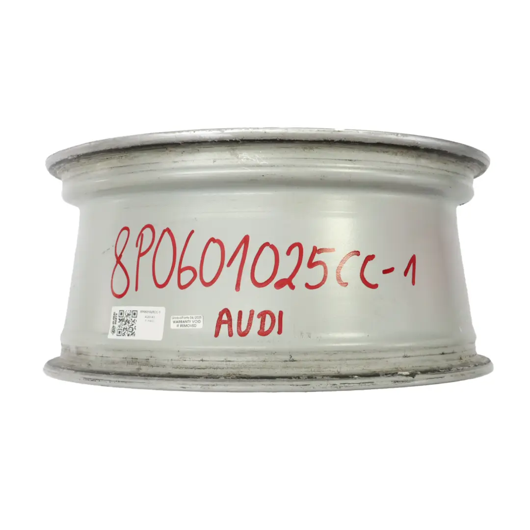 Audi A3 8P Silver Wheel Alloy Rim 17" 7,5J ET:56 Star Double Spoke 8P0601025CC
