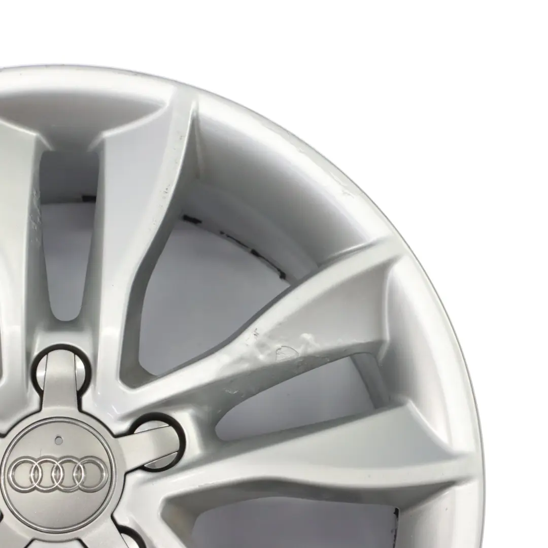 Audi A3 8P Silver Wheel Alloy Rim 17" 7,5J ET:56 Star Double Spoke 8P0601025CC