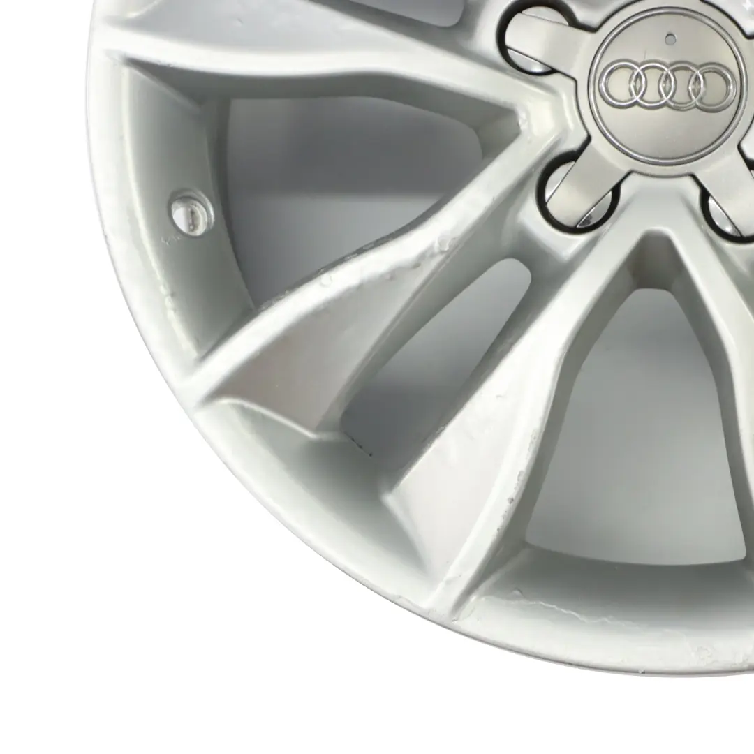 Audi A3 8P Silver Wheel Alloy Rim 17" 7,5J ET:56 Star Double Spoke 8P0601025CC
