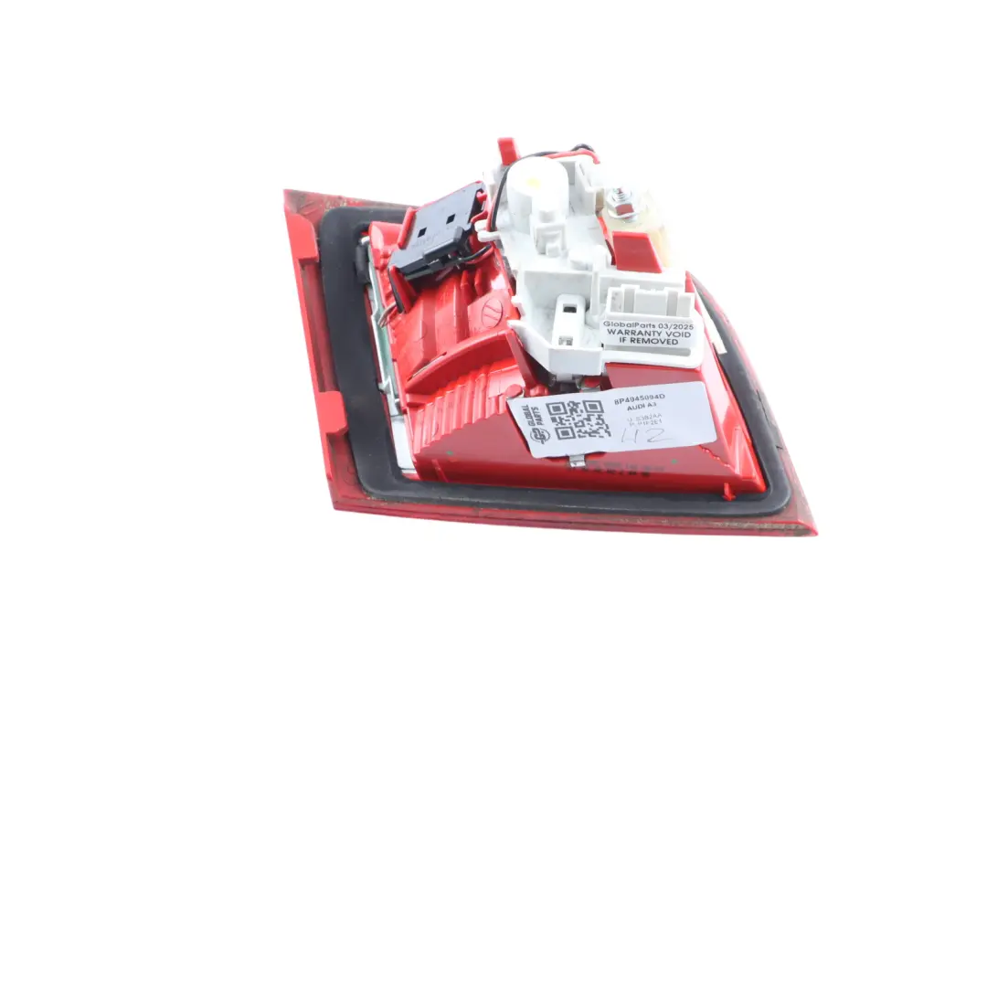 Audi A3 8P Rear Right O/S Tail Lamp Light Trunk Lid Tailgate Inner 8P4945094D