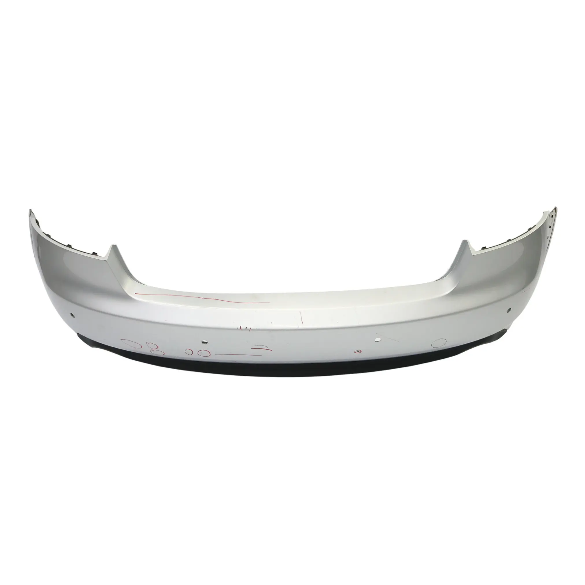 Audi A5 8T Rear Bumper Trim Panel Covering Ice Silver Metallic - X7W