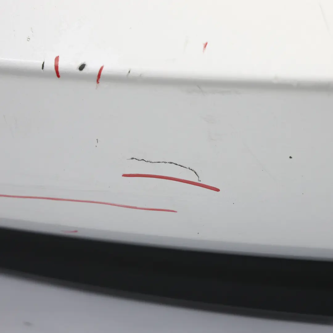 Audi A5 8T Rear Bumper Trim Panel Covering Ice Silver Metallic - X7W