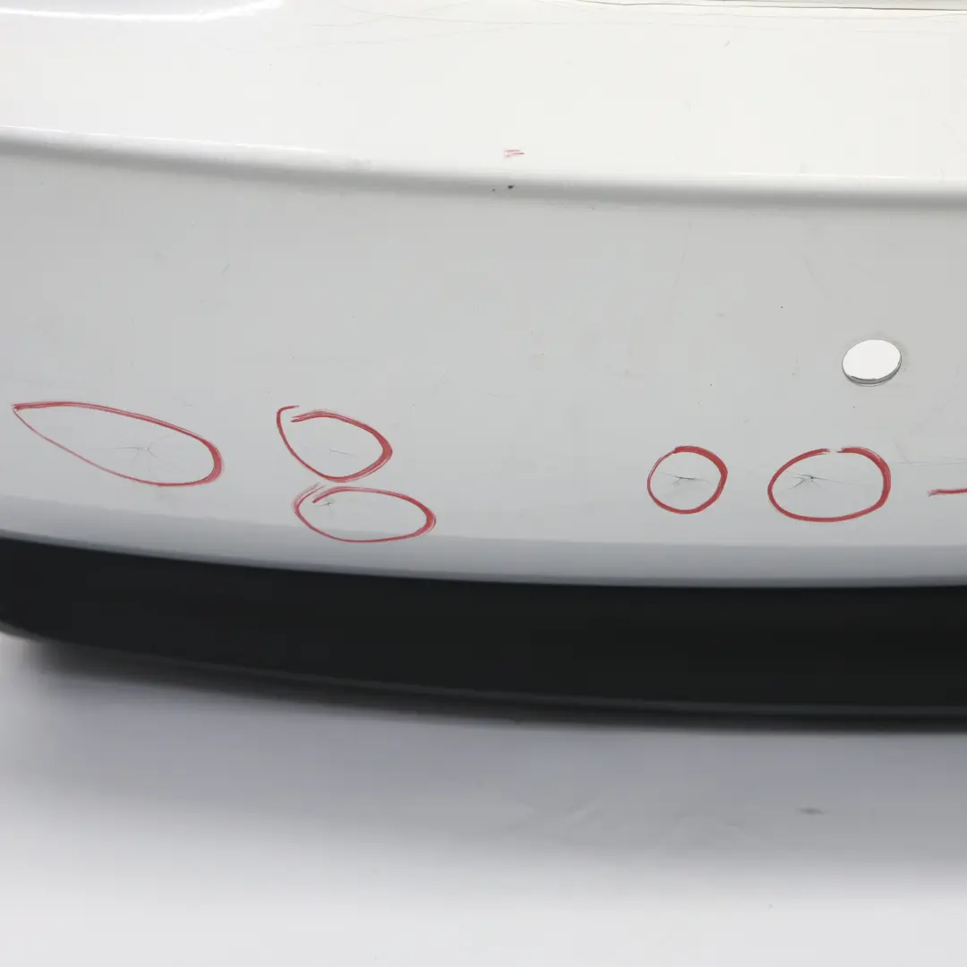 Audi A5 8T Rear Bumper Trim Panel Covering Ice Silver Metallic - X7W