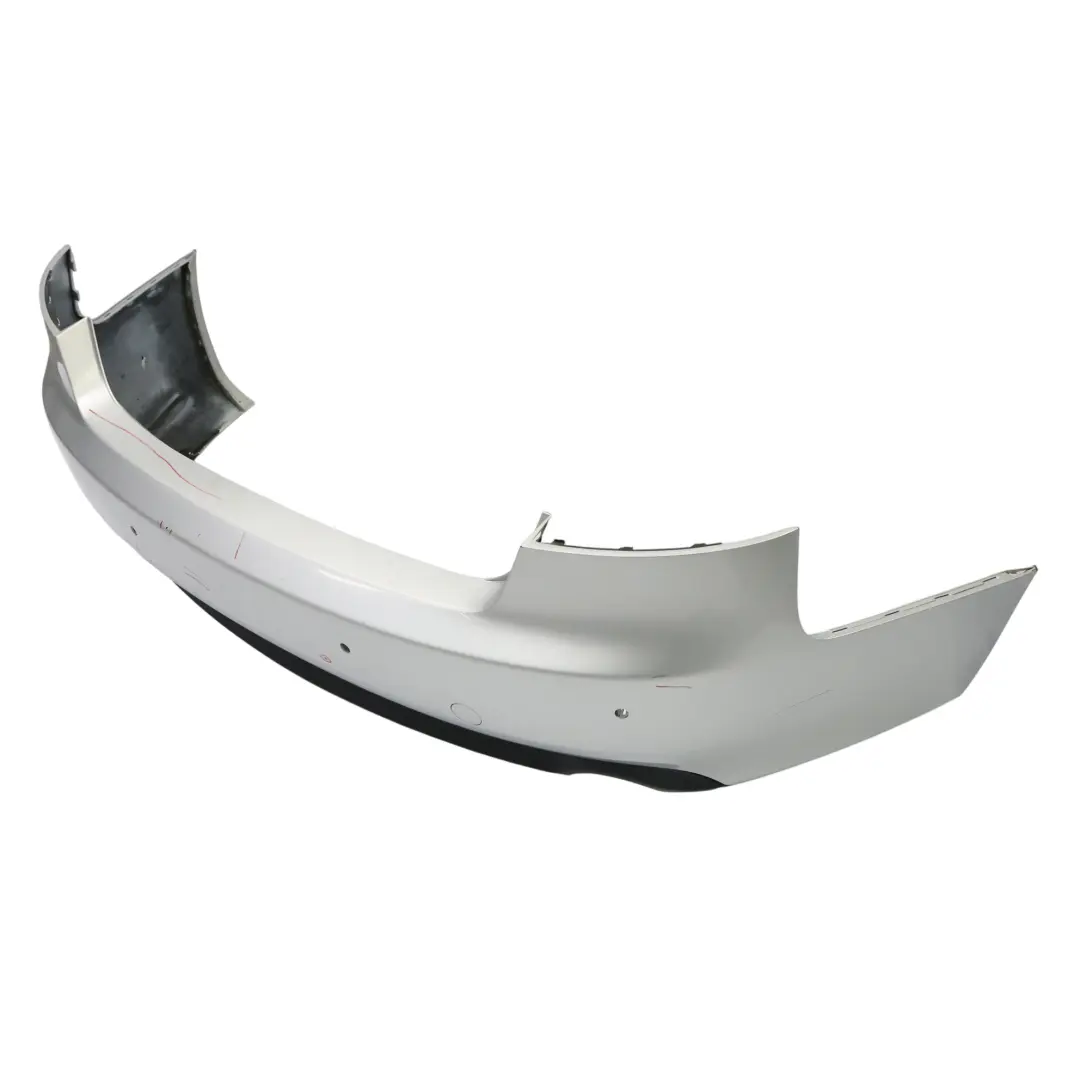 Audi A5 8T Rear Bumper Trim Panel Covering Ice Silver Metallic - X7W