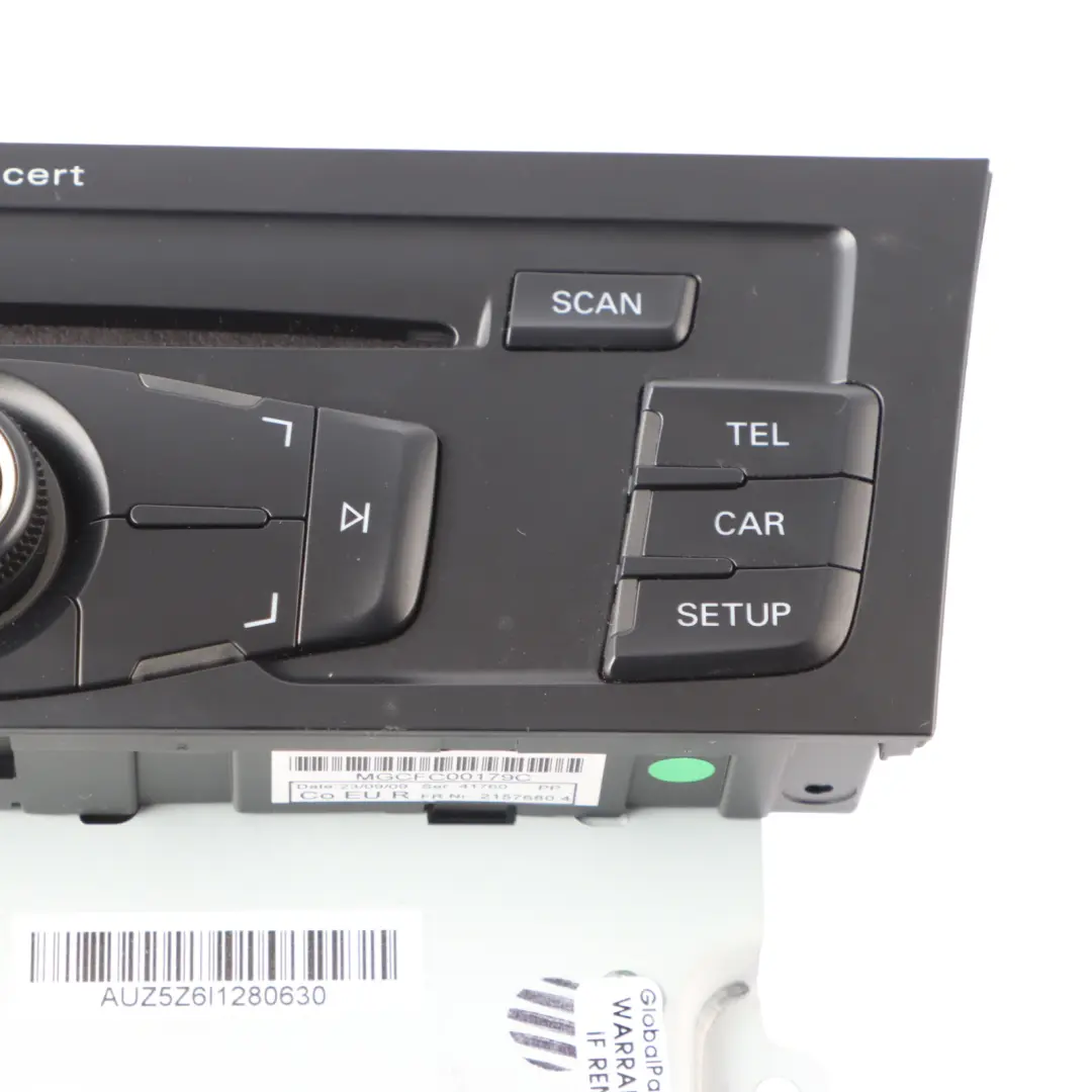 Audi A4 B8 Radio Media Player Audio CD Head Unit Player Concert 8T2035186P