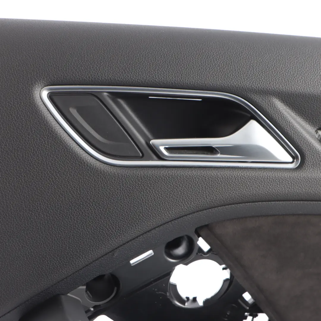 Audi RS3 8V Door Card Armrest Cover Trim Panel Rear Right O/S Black 8V4867304G