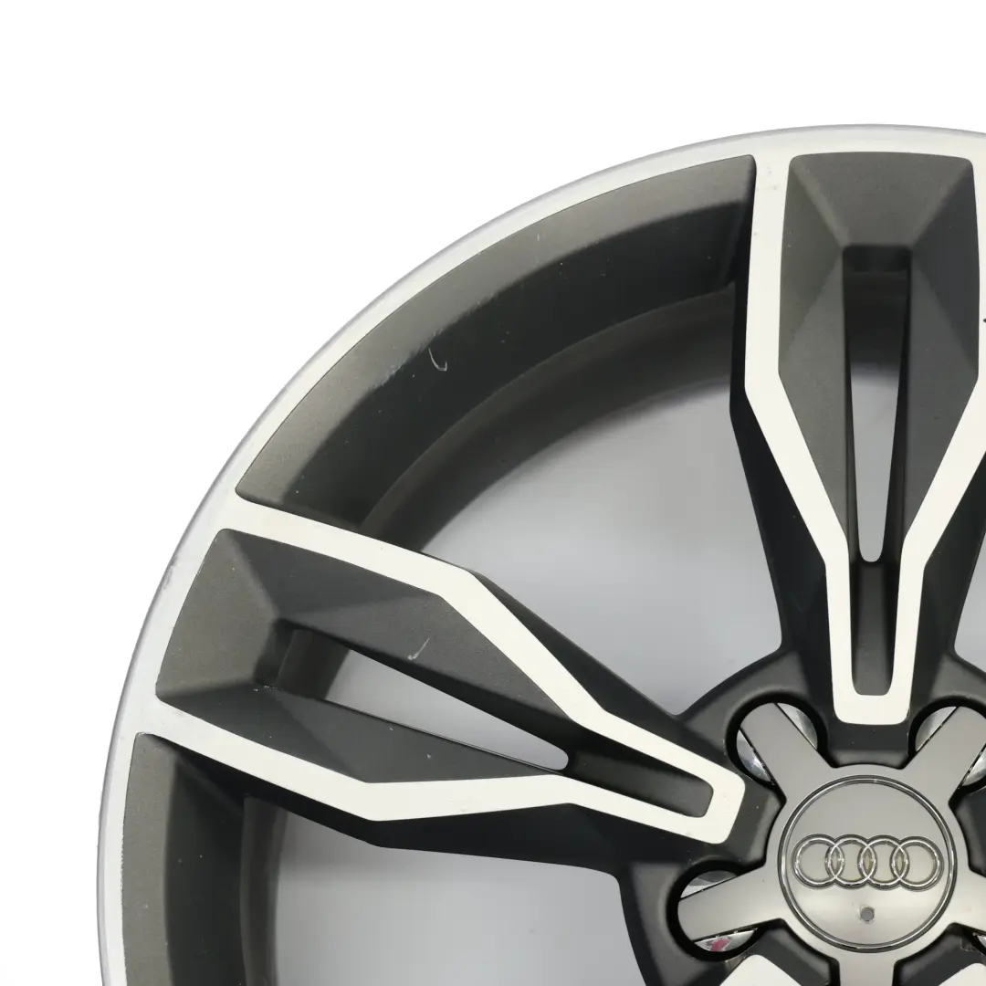 Audi A1 S1 8X Silver Alloy Wheel Rim 18" 7.5J ET:37,5 Star Spoke 8X0601025BS