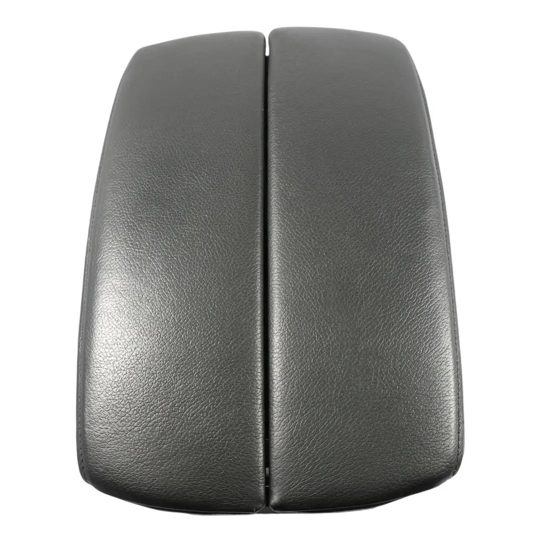 BMW X5 X6 E70 E71 Centre Armrest Front Middle Storage Leather Black 9115081
