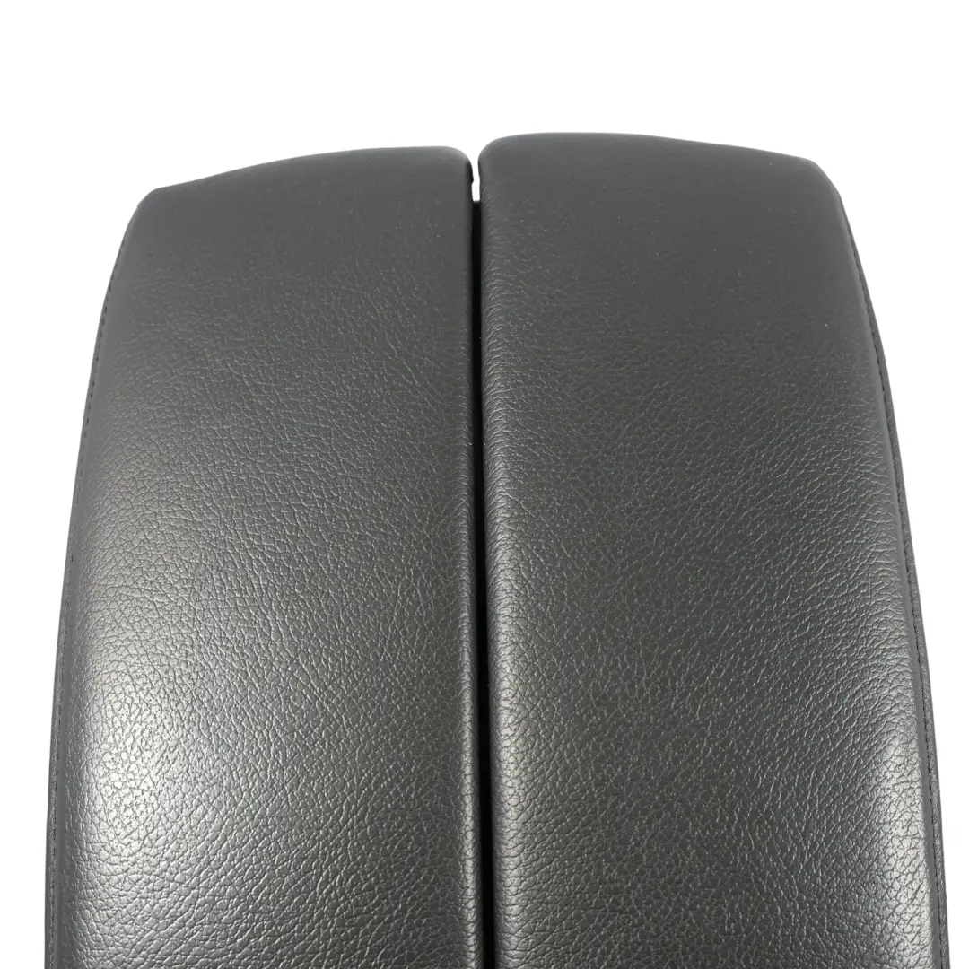 BMW X5 X6 E70 E71 Centre Armrest Front Middle Storage Leather Black 9115081