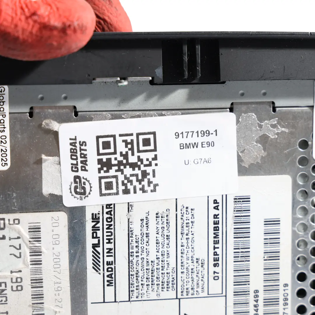 BMW E81 E82 E87 E88 E89 E90 E91 E92 Radio Professional CD Control Unit 9177199