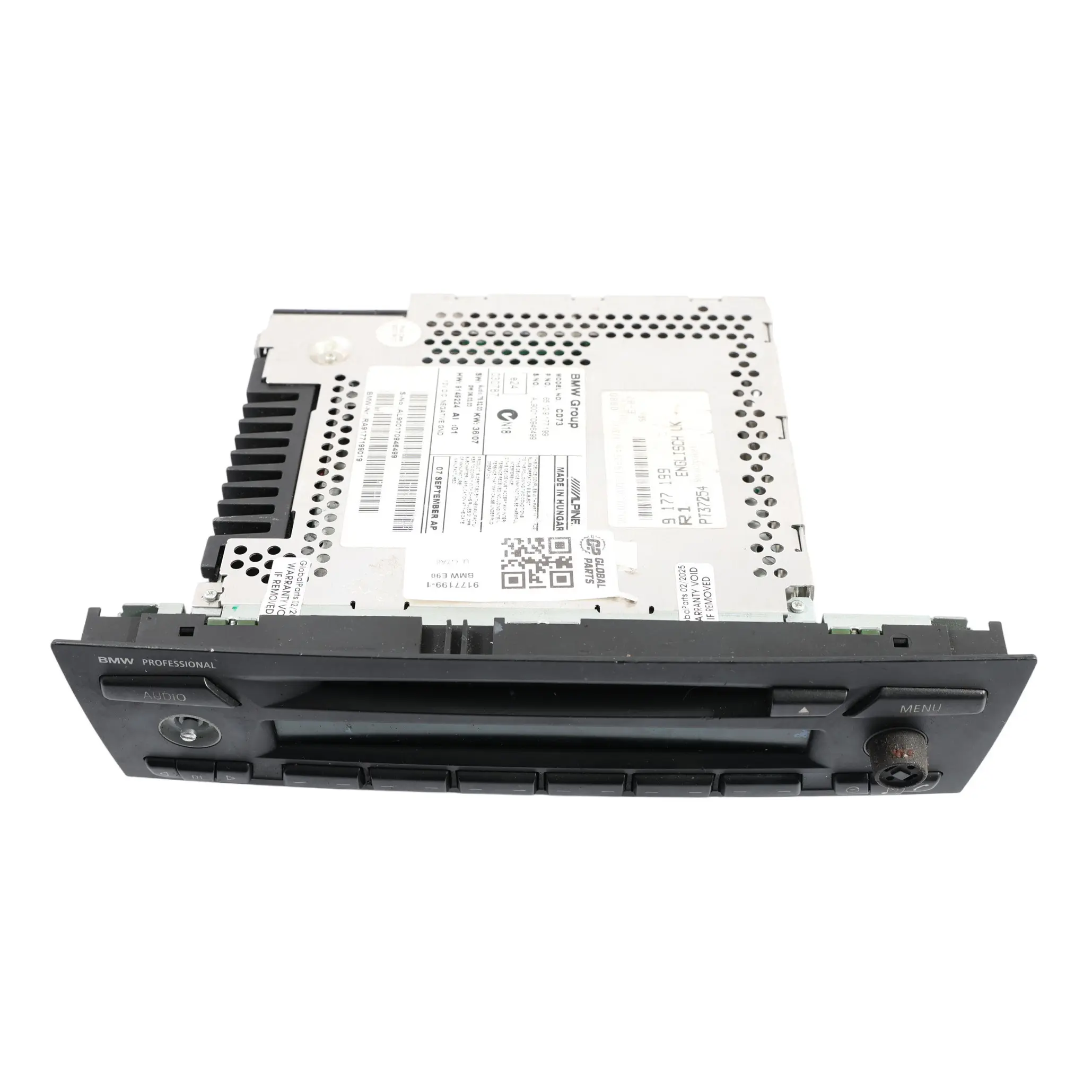 BMW E81 E82 E87 E88 E89 E90 E91 E92 Radio Professional CD Control Unit 9177199