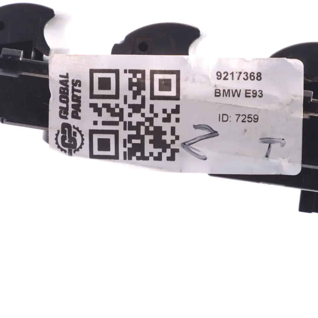 Window Lifter Switch BMW E93 E89 Driver's Side 9217368 